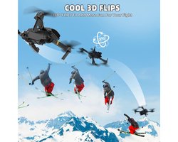 SkyVision 1080P Mini Drone met Camera voor Kinderen en Beginners – RC Quadcopter met 3D Flip, Hoogtebehoud, Start/Landing met Eén Toets, Opvouwbaar en Draagbaar – Cadeau Drone voor Jongens en Meisjes – Novihome