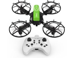 SnelShoppen - Gemonteerde RC Quadcopter Drone met 3 Snelheidsmodi, Headless-Modus, Propellerbescherming, 2 Accu's - Educatief Vliegtuig voor Beginners