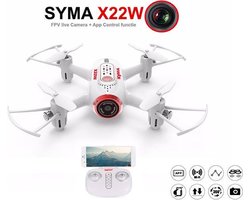 Syma X22W FPV live Camera Drone +app control functie -wit