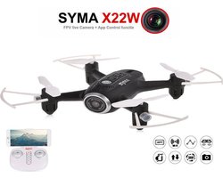 Syma X22W FPV live Camera Drone +app control functie -zwart