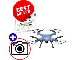 SYMA X5HW RC Drone Blauw Met Camera, 360° Rotatie, 2.4G Besturing, Smartphone Houder, Reserve Propellers, Hoverfunctie, Compact Formaat, Geschikt Voor Beginners & Gevorderden – Stabiel & Gebruiksvriendelijk – Complete QuadCopter Drone Set Met Cadeau