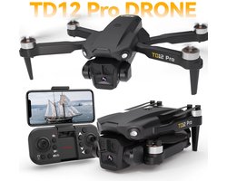 TD PRO - Drone - Drone Met Camera - Voor Binnen & Buiten - 5GHz WIFI met 1080p HD-camera- Drones - - Drones Met Camera Voor Volwassenen -