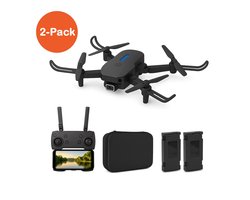 Tech Essentials Speelgoed Drone Zwart Met Camera 2 -Pack