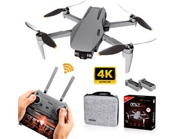 Tedroka C-Fly Drone - met GPS 4K-camera - 3.000m Bereik - Vliegtijd van 52 minuten - 4K UHD-video - inclusief 2 batterijen, draagbare tas