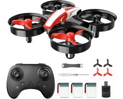 Thuys – Drone Kind – Voor Kinderen – Kinder – 15cm x 12cm x 12cm – Rood