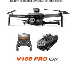 V168 Drone - 8K - 5G - Gps - Professionele - Hd Luchtfotografie - Dual-Camera - 25 minuten vliegtijd - 1 KM bereik - 5GHz Wifi FPV -1 click return- GPS - 8K camera's - 1 batterij - Zonder Vliegbewijs