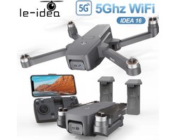 Wildor® Drone - Met Dual Camera - Met 5Ghz Wifi - 182 gram - Helicopter - Binnen en Buiten - Bestuurbaar - Ondersteund SD Kaart tot 32 GB - App nodig - Beginner - Met Afstandsbediening