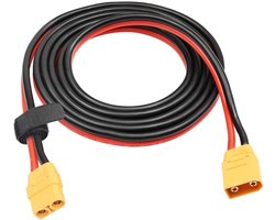 XT90 stekker naar XT90 aansluiting, 2 meter verlengkabel, 10 AWG, ideaal voor RC Lipo accu, FPV drone en grote modelvliegtuigen