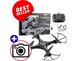 Y-35 RC Drone Lichtgewicht Wendbare QuadCopter met LED Verlichting Gyroscopische Stabilisatie 2.4GHz Headless Mode Hoogtehold 360 Graden Stunts Driesnelheden Voor Beginners en Gevorderden Inclusief Afstandsbediening Complete Speelgoed Met Extra Kado!