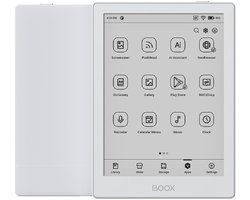 2e Kansje BOOX Go 6 - 6" e-inkt e-reader - Wit - Android 11, Play Store