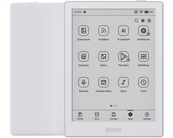 Boox Go 6 - 6" e-inkt e-reader - Wit - Android 11, Play Store