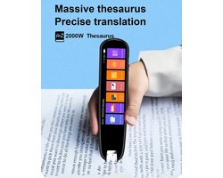 MD04 3.38" Touchscreen 134 Taal Penvertaler "Stem, Foto en Tekst vertaling"
