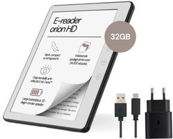 Orion+ Ereader voor 24.000 Ebooks - E reader Nederlandstalig - 32GB - 6 Inch E-reader - Ebook & Luisterboeken - Nederlands
