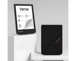 PocketBook Verse - E-reader - Bright Blue - Met Origami Zwart Hoesje - Voordeelbundel