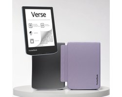PocketBook Verse - E-reader - Bright Blue - Met Transparant Paars Hoesje - Voordeelbundel