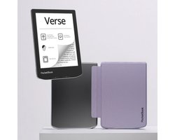 PocketBook Verse - E-reader - Mist Grey - Met Transparant Paars Hoesje - Voordeelbundel