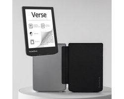 PocketBook Verse - E-reader - Mist Grey - Met Transparant Zwart Hoesje - Voordeelbundel