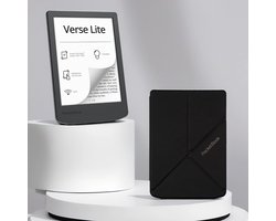 PocketBook Verse Lite - E-reader - 6 inch - Midnight Grey - Voordeelbundel met Origami Hoesje Zwart