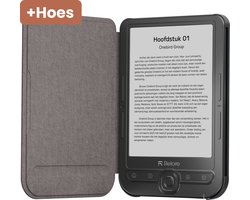 Relore E-reader 6 Inch Touchscreen - Ereader opslag 1000+ Ebooks - Ebook Vervanger Kobo Clara, Kindle, Pocketbook - Inclusief Hoesje