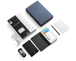 Scoobie E-reader voordeelset - Smartphone Formaat - E-reader Met Stylus - Kleurenscherm - Muziekfunctie - Bluetooth - Met accesoires - Elektronische Boekenlezer - Blauw - 8GB