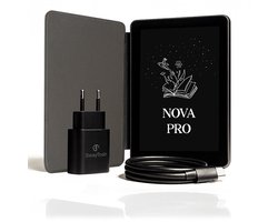SwayTosh E-Reader Nova Pro – 6 inch 2025 – 64GB + Cloud Opslag – Ereader Met Luxe Hoes – Storytel-Ondersteuning – Schermverlichting en Nachtmodus – E Reader Voor Ebook & Luisterboeken – Met Oplader