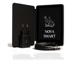 SwayTosh E-Reader Nova Smart – Incl. Luxe hoes - 6 inch 2026 – Tot 68GB Opslag (36GB geleverd) – Schermverlichting en Nachtmodus – E Reader Voor Ebook – Met Oplader