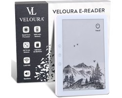 Veloura ereader - e reader met Hoesje voor E books - 32GB E-Readers - E-reader Nederlandstalig - Online luisterboeken & audio