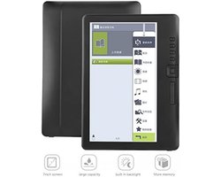 WNHB® E-reader 7 Inch – 16 GB Geheugen – Inclusief Hoes Screenprotector en Oortjes – Geschikt voor Luisterboeken en eBooks – Zwart – Complete Set