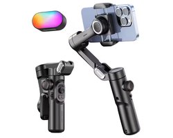 Aafinity Smart XE 3-assige handheld gimbal-stabilisator - Smartphone-gimbal voor iPhone en Android - Gezichtsherkenning, autofocus, 10 uur batterijduur