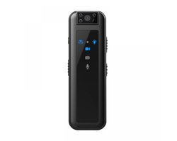 Buitensport Camera - 180° Lens Rotatie Camera - HD 1080P Kleine 1080P HD Draagbare Camcorder - Sport- en Actievideocamera's - Pocketcamera - Camcorder voor Buiten - Zwart