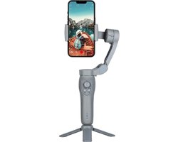 Gimbal - Draagbaar - Inklapbaar - Stabilisator - Voor Smartphones - 9D x 13B x 26H CM - Grijs