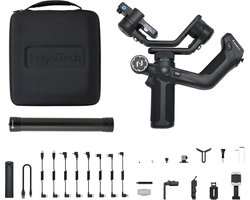 Gimbal Smartphone - Stabilisator voor Smartphone & Camera - Gimbal voor Smartphone & Camera - 360° - Kantelhoek +170°~-45° - 3-Axis - Handheld spiegelloos - met AI-tracker Magnetic Fill - Zwart Kit