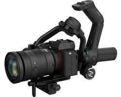 Gimbal Smartphone - Stabilisator voor Smartphone & Camera - Gimbal voor Smartphone & Camera - Handheld spiegelloos - Rolhoek 320° - Koershoek 360° - 3-Axis - Alles-in-één - Zwart