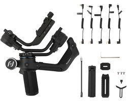 Gimbal Smartphone - Stabilisator voor Smartphone & Camera - Handheld spiegelloos - Zwart - Gimbal voor Smartphone & Camera - Rolhoek 320° - Koershoek 360° - 3-Axis - Alles-in-één