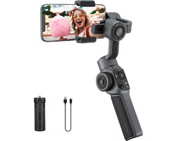 Officiële Smartphone Gimbal Stabilizer - Geavanceerde Stabilisator voor Instagram-waardige Video's - Speciale Modus - Draagbaar en Compact - Professionele Videografie Tool