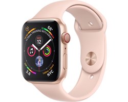 Apple Watch Series 4 GPS - Cellular - Smartwatch dames - 44mm - Roze