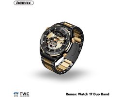 Remax WATCH17 - SmartWatch - NFC - Zwart/Goud