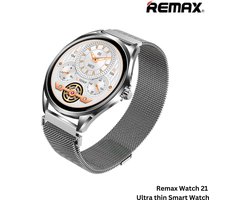 Remax WATCH21 - SmartWatch - Ultra-dun - Roestvijstaal