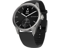 Withings ScanWatch 2 - 42 mm Hybride Smartwatch – ECG, AFib Detectie, SpO₂ Meter, Hartslagmeter, Slaaptracker, Menstruatiecyclus Tracking, 24/7 Temperatuurmeting, 35 Dagen Batterij, Saffierglas, 5 ATM Waterdicht