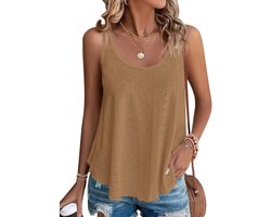 Dames Zomertanktops Dames Mouwloze Vesten Tanks Top Loost Fit Casual Shirts Vest Blouses Cami Camisole