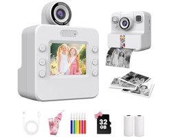 Digitale Instant Camera voor Kinderen - Met Direct Afdrukken en Creatieve Functies