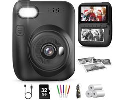 Directprint camera voor kinderen met groot scherm en creatieve functies