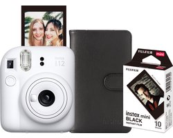 FUJIFILM instax mini 12 Monochrome Bundel - Camera - Fotopapier - Album
