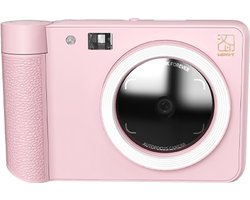 HPRT Z1 Fototoestel & Fotoprinter – Roze | Camera met Direct Printen | zink papier | Draadloos & Inktvrij Instant Foto’s Printen via mobile Smartphone