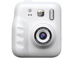 Jumalu Instant Camera – 2.4" HD Camera met Selfie Functie – 1080p – Inclusief 4 Rollen Fotopapier – Direct Print Camera voor Kinderen – Wit