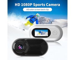 Kattenhalsband Camera, 170° Groothoek Huisdierhalsband Camera met 0.96 Inch LCD Scherm, Multifunctionele Lichaamscamera voor Video-opnames, Wit