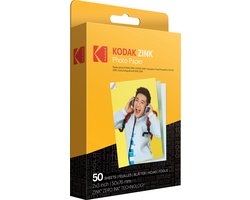Kodak - Zink 2x3 inch Papier - 50 Pack - Geschikt voor Smile+ & Printomatic Camera's