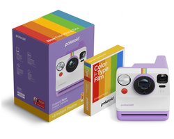 Polaroid Now Gen 3 Purple - Color Film Bundle - met 8 foto's