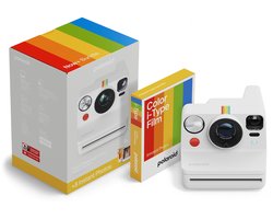 Polaroid Now+ Gen 3 White - Color Film Bundle - met 8 foto's