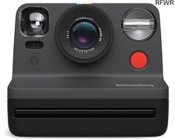 RFWR® Instant Camera Now Generation 2 - Zwart - Met USB-C Oplader en Dubbele Belichting